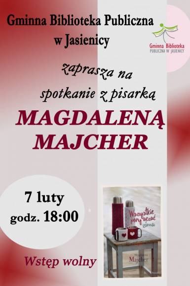 Spotkanie autorskie z Magdaleną Majcher